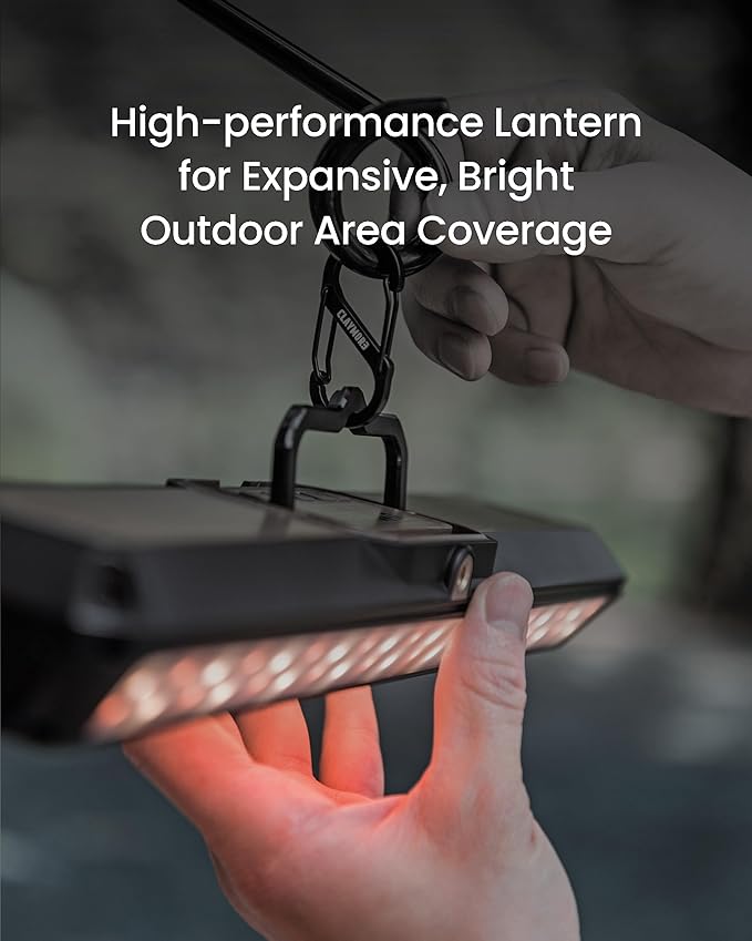 Claymore 3Face Pro L (Black) - Rechargeable Surface Area Camping Light for Trucks, Overlanding