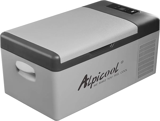 Alpicool C15 Portable Car Freezer,12 Volt Refrigerator, 16 Quart (15 Liter) Fast Cooling 12V Car