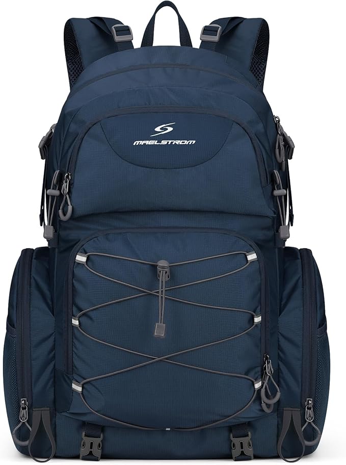 Maelstrom Hiking Backpack, 40L Waterproof Camping Daypack for Men and Women, Lightweight Travel