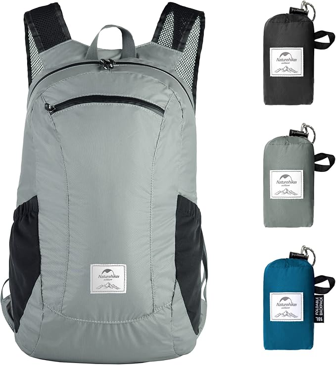 Naturehike 18L Lightweight Hiking Backpack, Waterproof Camping Packable Backpack Ultralight for