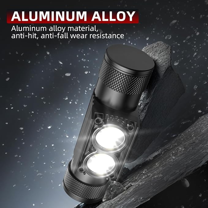 Headlamp Rechargeable, High Lumen Super Bright 180°Beam LED Head Lamp, Head Lights for Forehead