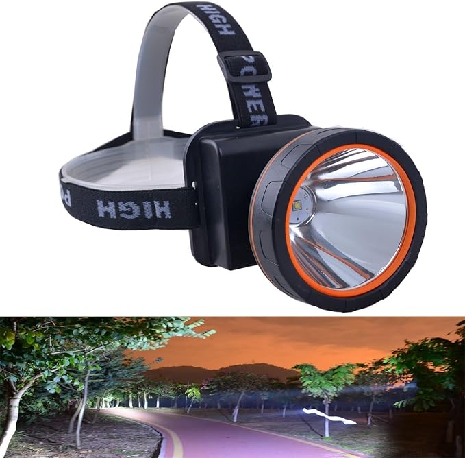 LED Headlamp Torch Outdoor Rechargeable Bright Flashlight Headlight for Camping Hunting Fishing