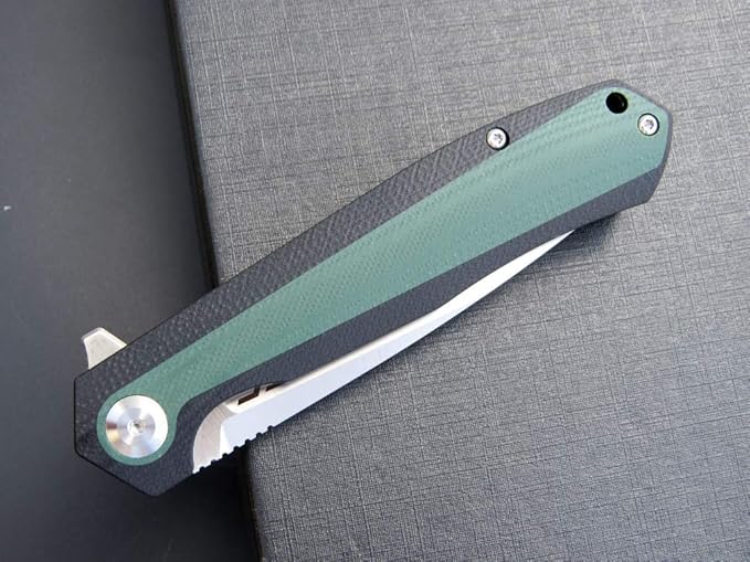 Eafengrow EF964 Pocket Folding Knife G10 Handle D2 Blade EDC Tactical Folder for Outdoor Camping