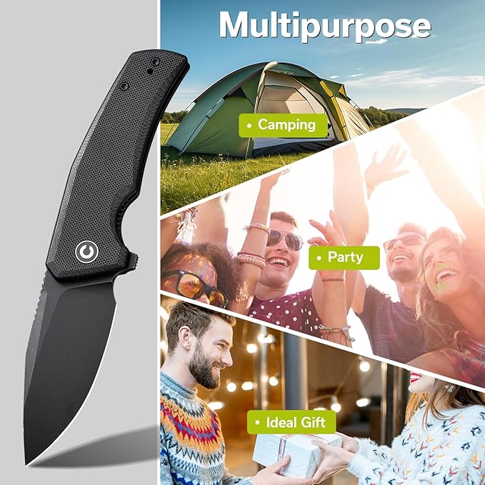CIVIVI Pocket Knife for EDC, Regulatron Folding Knife for Men with Flipper Opener, Liner Lock