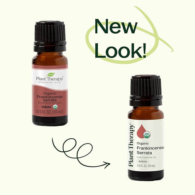 Plant Therapy Organic Frankincense Serrata Essential Oil 100% Pure, USDA Certified Organic