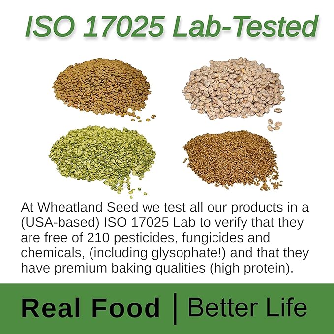 Wheatland Green Split Peas • Grown by Family Farmers in Utah/Idaho • 20 lb Bucket with Mylar liner