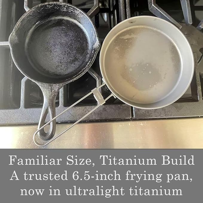 TOAKS Titanium D6.5 (165mm) Frying Pan