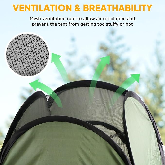 Chihee Outdoor Privacy Shelter Pop Up Camping Bathroom Tent Pod Portable Changing 1 Room Instant