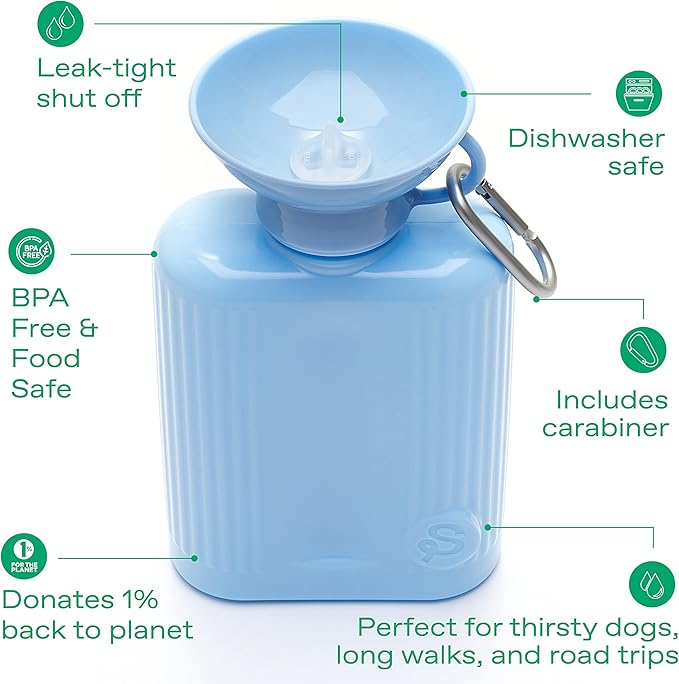 Springer Dog Water Bottle | Portable Travel Water Bottle Dispenser for Dogs | Dog Gift Seen on