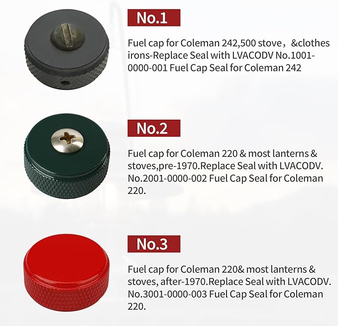 Filler Cap Lantern, Compatible with Replacement Parts for Coleman Lanterns and Stoves – Brass