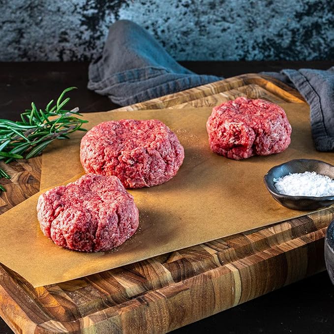 Nebraska Star Beef Angus Ground Beef, 30lb Pack (30 x 1lb) - Premium Frozen Hamburger Meat, 80/20