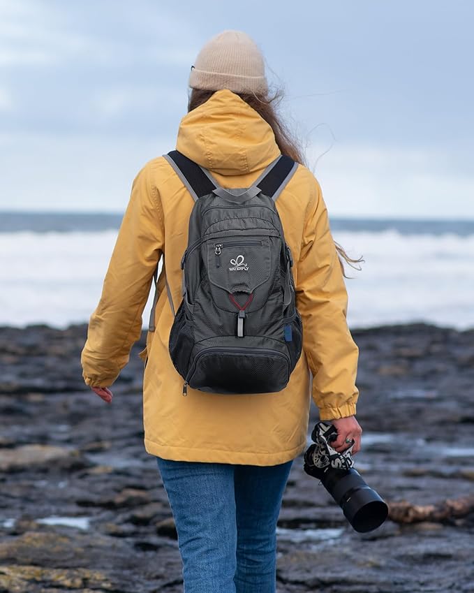 WATERFLY Small Lightweight Packable Backpack: 20l Ultra Light Foldable Travel Hiking Camping