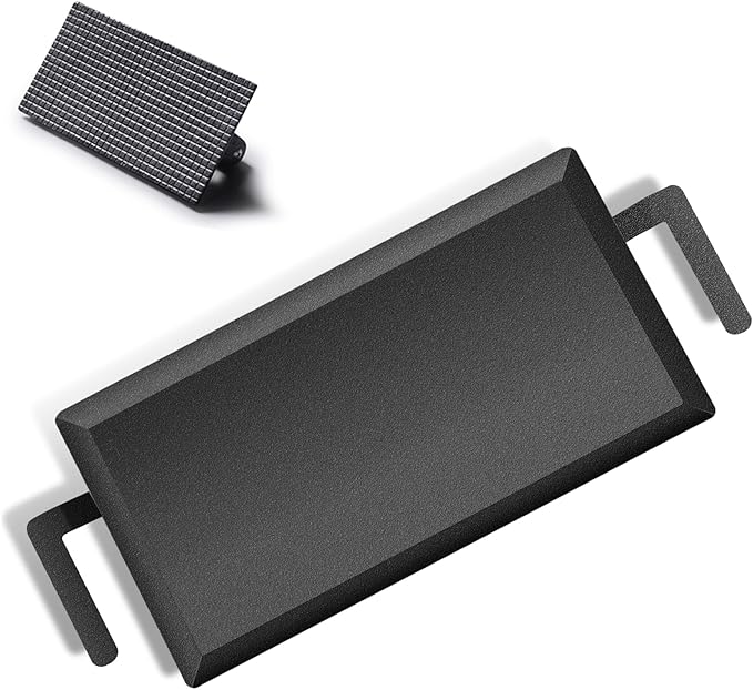 Universal Large Carbon Steel Griddle for Outdoor Gas Grill, Induction, Gas/Electric Stove, and