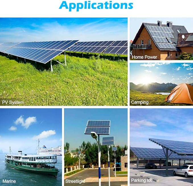 SUNGOLDPOWER UL61730 450W Solar Panel 8PCS,Monocrystalline,Grade A Solar Cell,IP68 High Efficiency