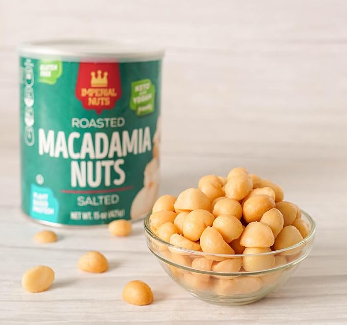 Imperial Nuts - Macadamia Nuts | Gluten Free, Vegan and Keto Friendly Food | Plant Based Protein