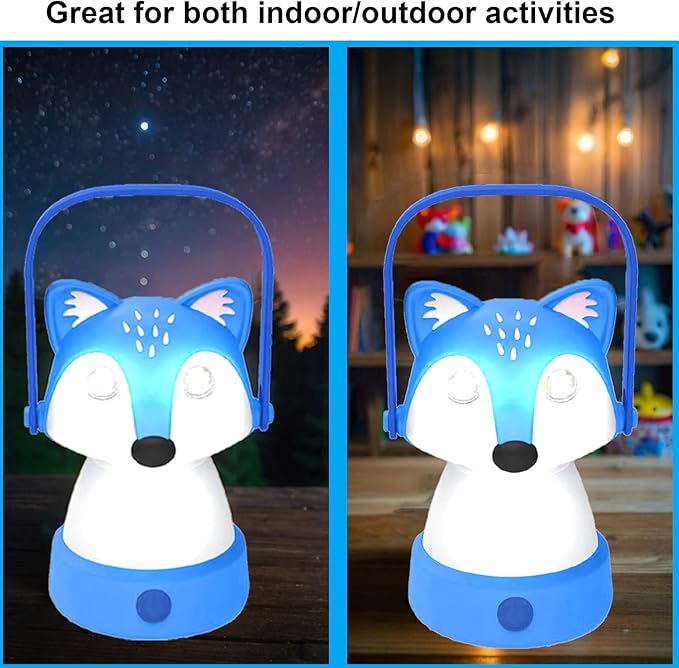 Kids Camping Essentials ??LED Kids Lantern and Rechargeable Kids Headlamp Set | Multiple Purposes