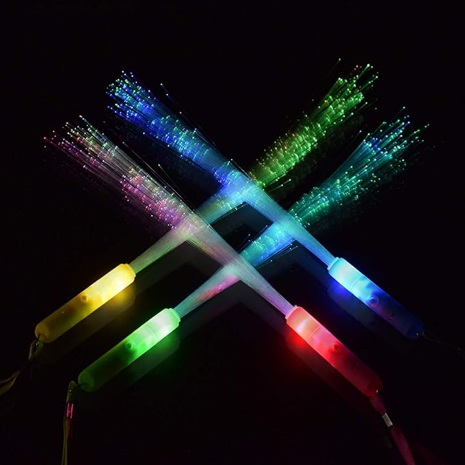M.best 72pcs Glow Sticks Party Supplies, 3 Modes Colorful Flashing LED Light Up Glow Wands Sticks