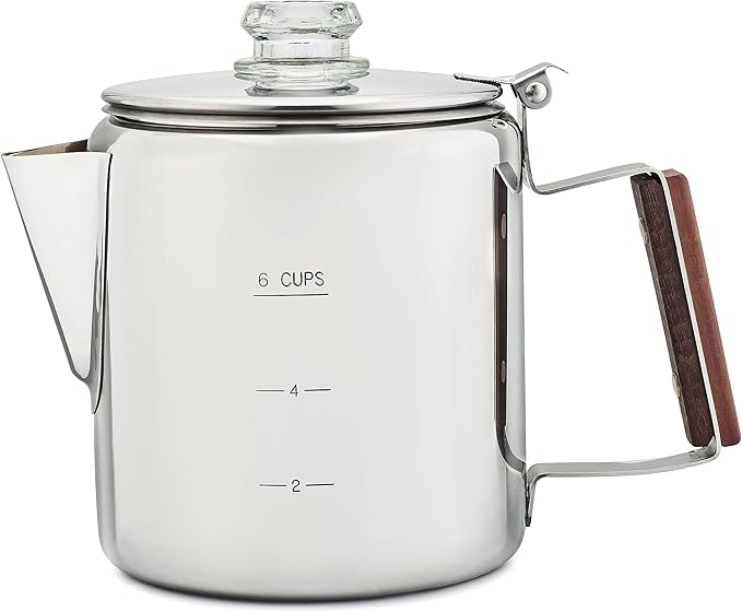 COLETTI Bozeman Percolator Coffee Pot — Coffee Percolator, Camping Coffee Pot – America’s Favorite