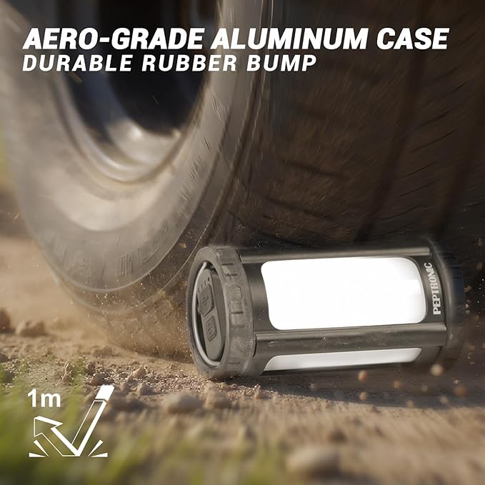 Camping Lantern Rechargeable 150Hr Runtime, 600LM Ultra Bright 360° COB Camping Light, IPX7