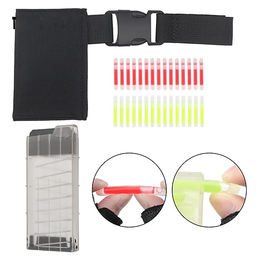 Marking Light,Glow Sticks,Pouch Hanger Emergency,Portable Label,Easy to Use Marker,with Fixed