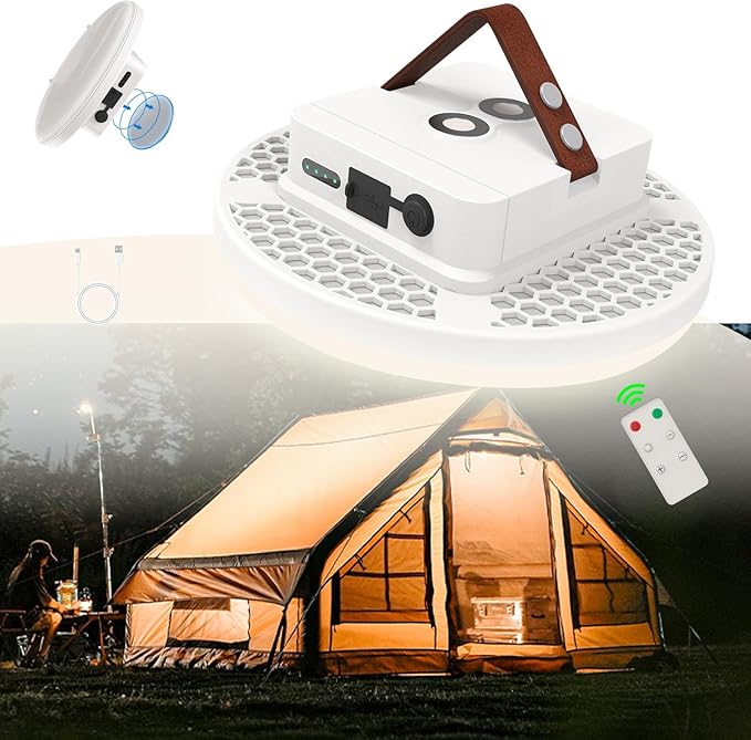 Tent Light Rechargeable Hanging Flashlight Ultra Bright Led Camping Lantern with Waterproof