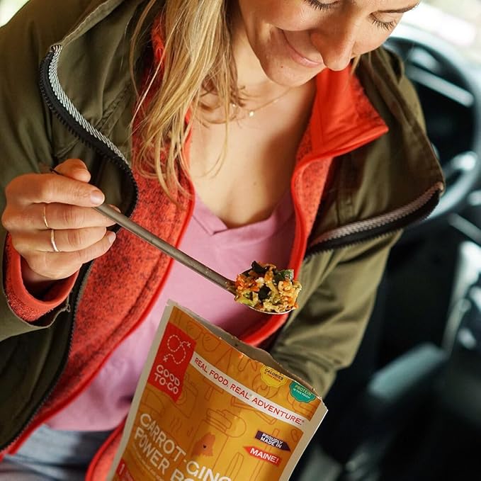 GOOD TO-GO Carrot-Ginger Power Bowl Stove-Free® (Single Serving) | No Stove Required! Camping