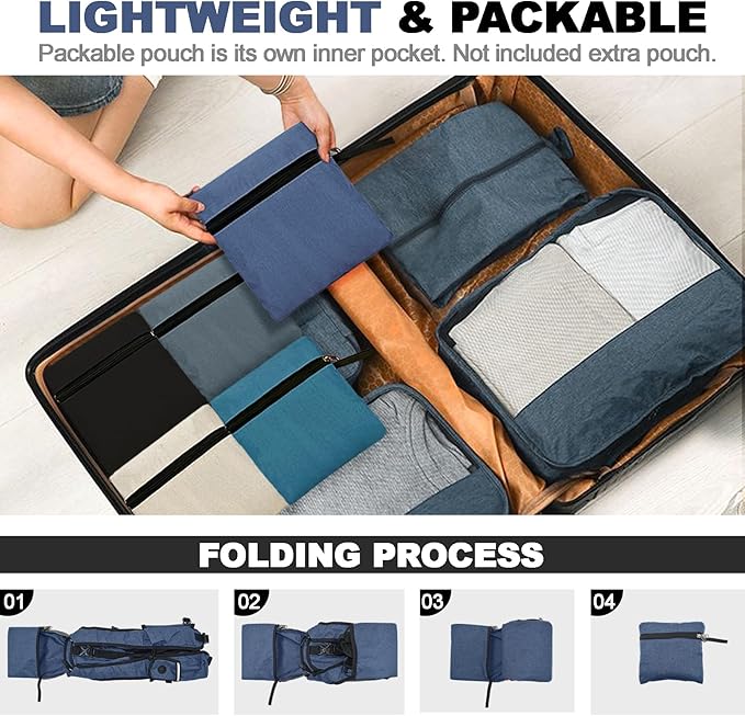 Seektop 15L Small Hiking Backpack for Women Men, Lightweight Hiking Packable Daypack with Phone
