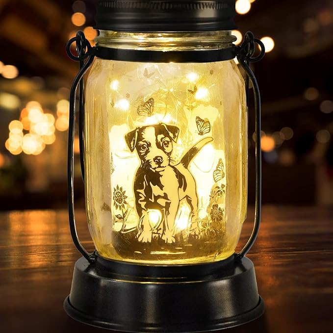 Jack Russell Terrier Gifts for Women/Men Jack Russell Terrier Solar Lanterns Mom Birthday Dog