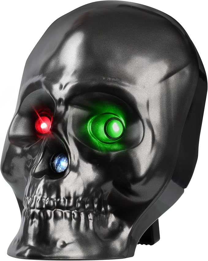 Halloween Projector Lights, Ghost Skeleton Halloween Laser Lights in Skull Shape, 5 Modes and