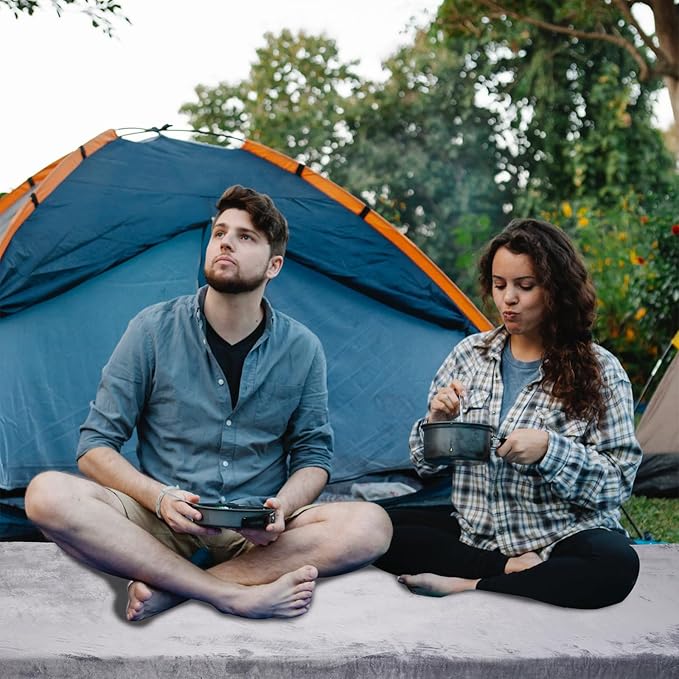 Memory Foam Sleeping Pad Camping Mattress,3 Inch Thick Portable Floor Mat for Adult Waterproof