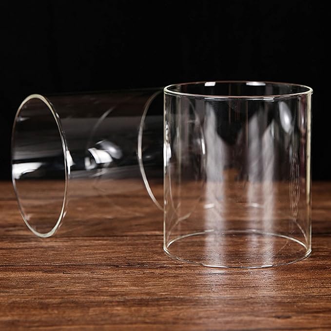 20-Pack String Tie Lantern Mantles with 2 Pcs Lantern Globe Replacement Glass, Glass Globe