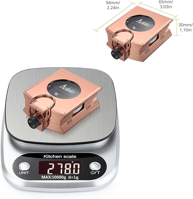 Compass Hiking Survival, IP65 Waterproof Metal Compass with Sighting Clinometer and Carry Bag