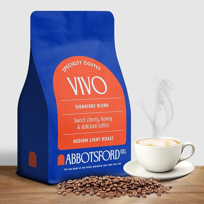Vivo Arabica Whole Coffee Beans, Specialty Coffee, Signature Blend Medium Light Roast Whole Bean