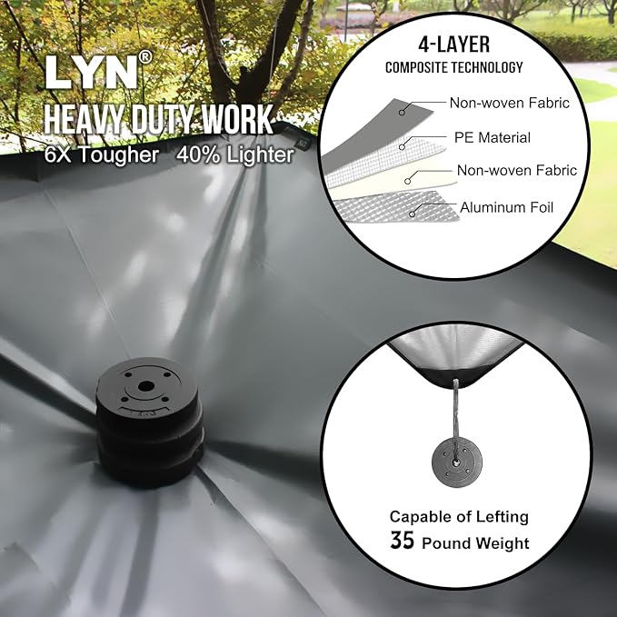 LYN Heavy Duty Emergency Blanket Survival Gear Waterproof Insulated Blanket Emergency Tarp for