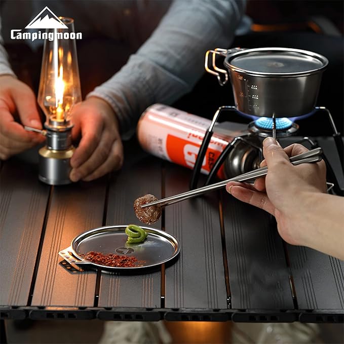 camping moon CAMPINGMOON 304 Stainless Steel Plate Lid for Sierra Cup φ12cm S-SG
