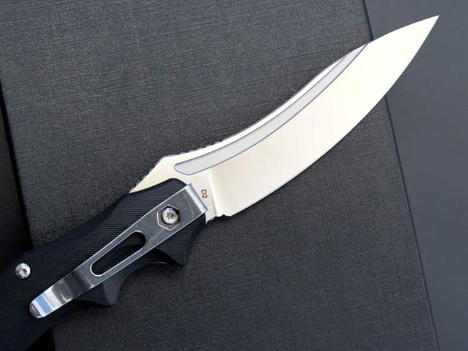 Eafengrow EF951 Folding Knife,D2 Blade and G10 Handle with Liner Lock Ball Bearing Pocket Knife EDC