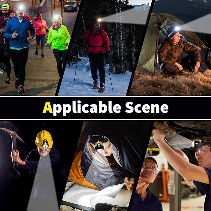 Rechargeable LED Mining Headlamp, Waterproof & Explosion-Proof Miner Light, High Brightness Cap