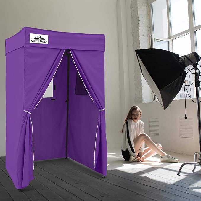 EAGLE PEAK Flex Compact 4x4 Pop-up Canopy Changing Room, Portable Privacy Dressing Room for Indoor