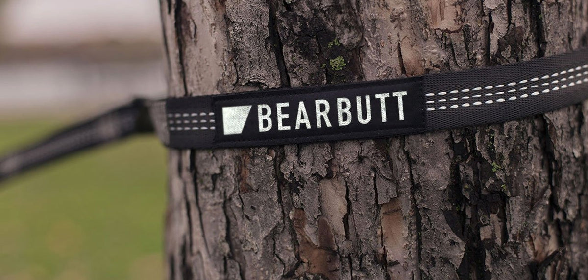 Bear Butt Kodiak Hammock Straps For Trees - 20 Feet Long Hammock Tree Straps - 40 Combined Loops