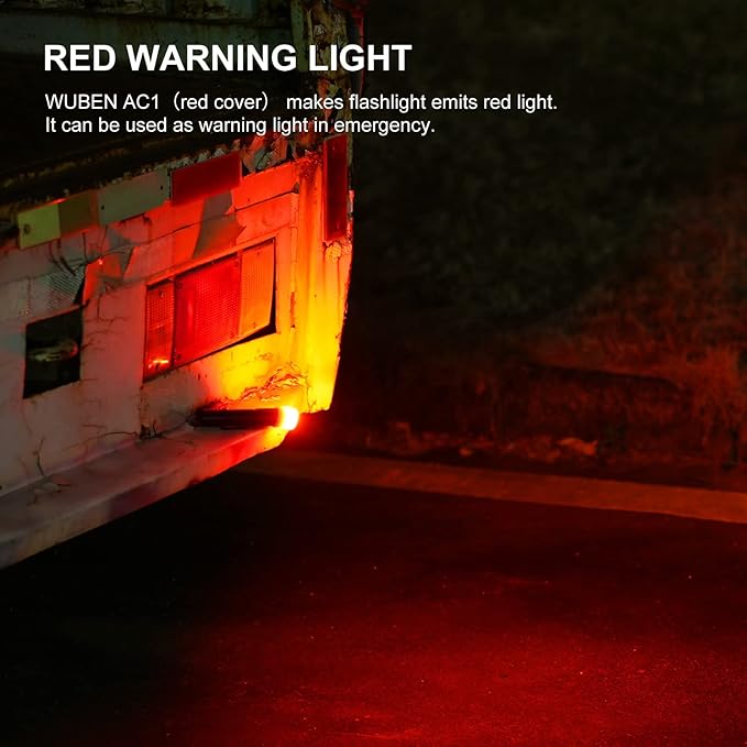 WUBEN AC1 3 Colors Flashlight Diffuser Durable Compatible with 24.5-26mm Diameter Lamp Caps for C3