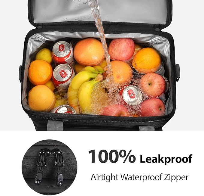 Maelstrom Collapsible Soft Cooler Bag, 24/30/60/75 Cans Beach Cooler, Ice Chest, Leakproof &
