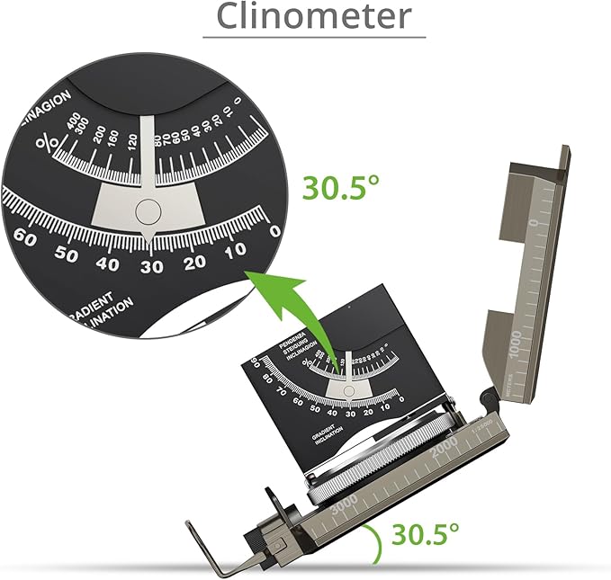 Proster IP65 Compass Hiking Survival - Lensatic Sighting Compass for Camping Navigation, Compass