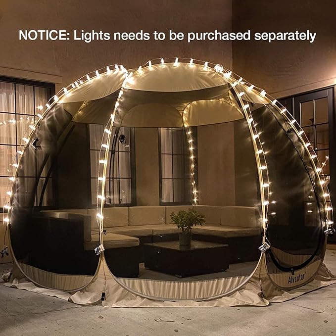 Alvantor Pop Up Screen Tent House Room Instant Outdoor Camping Canopy Sun Shelter Gazebo for Patio
