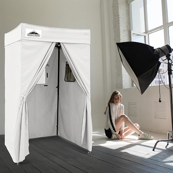 EAGLE PEAK Flex Compact 4x4 Pop-up Canopy Changing Room, Portable Privacy Dressing Room for Indoor