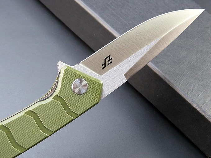 Eafengrow EF234 Folding Knife D2 Steel Blade G10 Handle EDC Tool Knives for Outdoor Working Camping