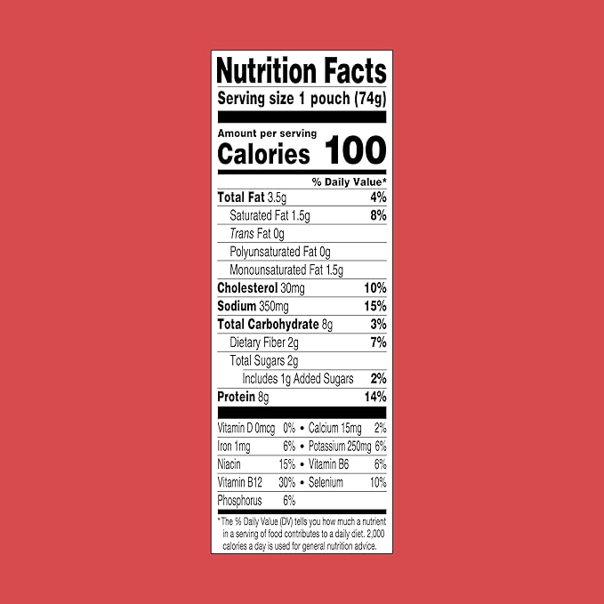 StarKist Beef Creations Taco Style, 2.6 oz Pouch, 12 pack