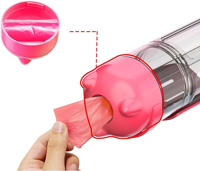 DoqiPaw Dog Travel Water Bottle Leak Proof No Spill Lead Leash Waterer Feeder Accessory Alternative
