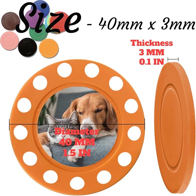 Custom Poker Chips Personalized Plastic Poker Chips with Logo Funny Parties Chips Print Your Photo