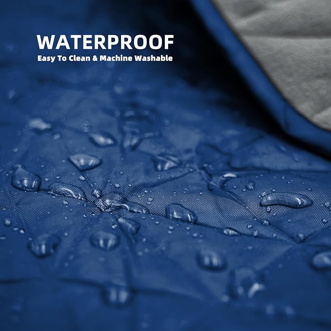 Outdoor Waterproof Blanket, Foldable Fleece Stadium Blanket for Outdoor Sports Event, Camping, Car