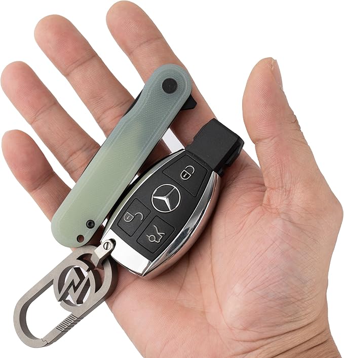G040 Pocket Knife, 2.75'' D2 Steel Blade G10 handle, Small EDC Knife with Pocket Clip for Men